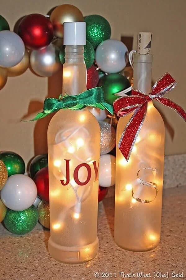 Light Up the Night Wine Bottle Decor