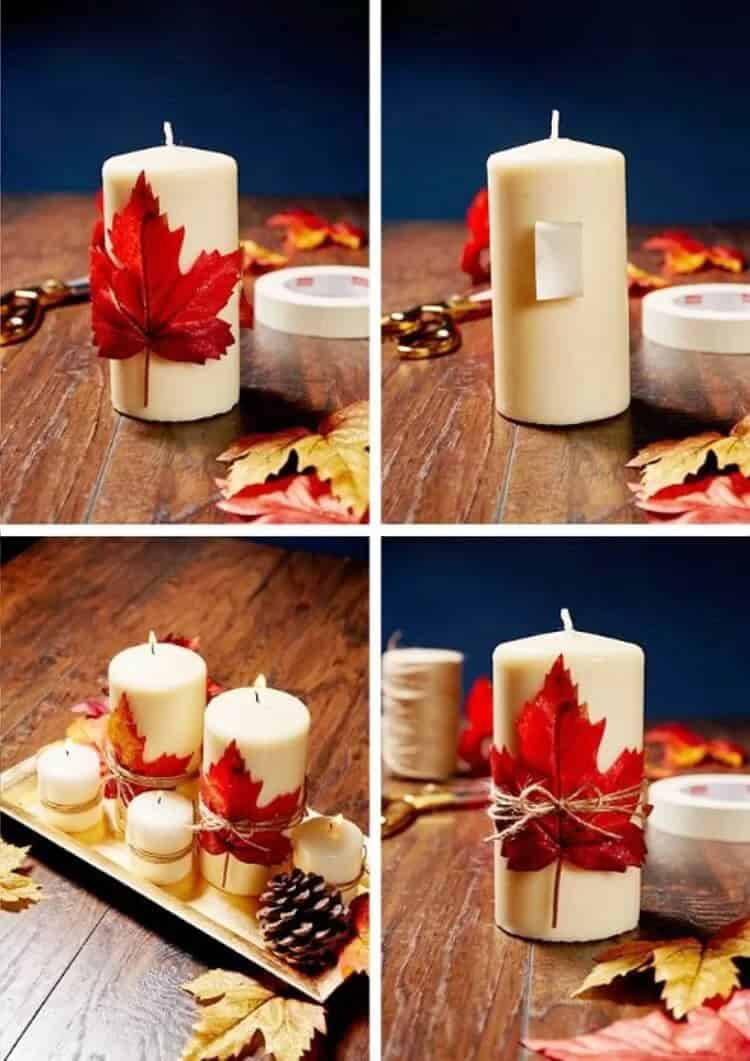 Friendly Fall Farmhouse Candles