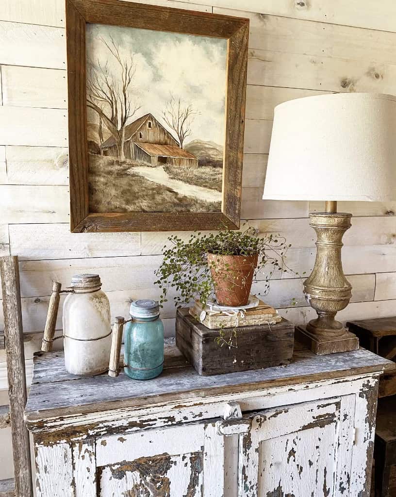 Worn and Weathered Rustic Farmhouse Decor