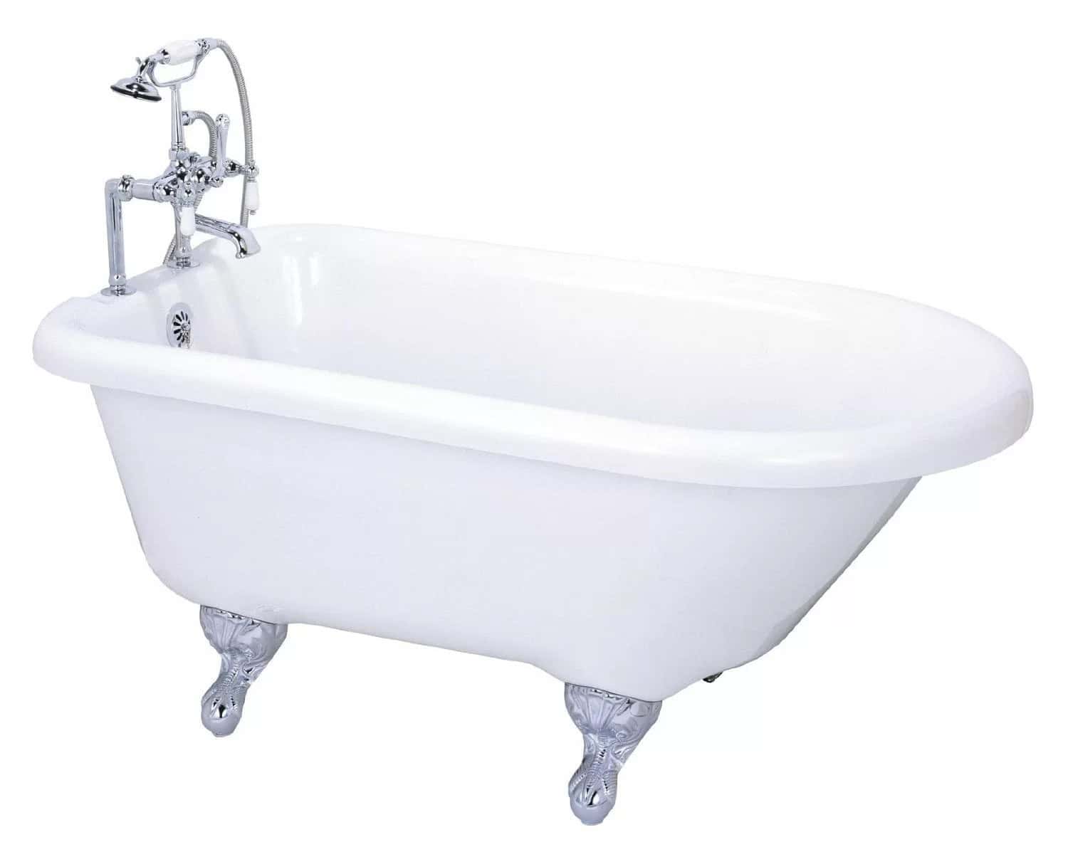 55″ Roll Top Clawfoot Tub from Elizabethan Classics