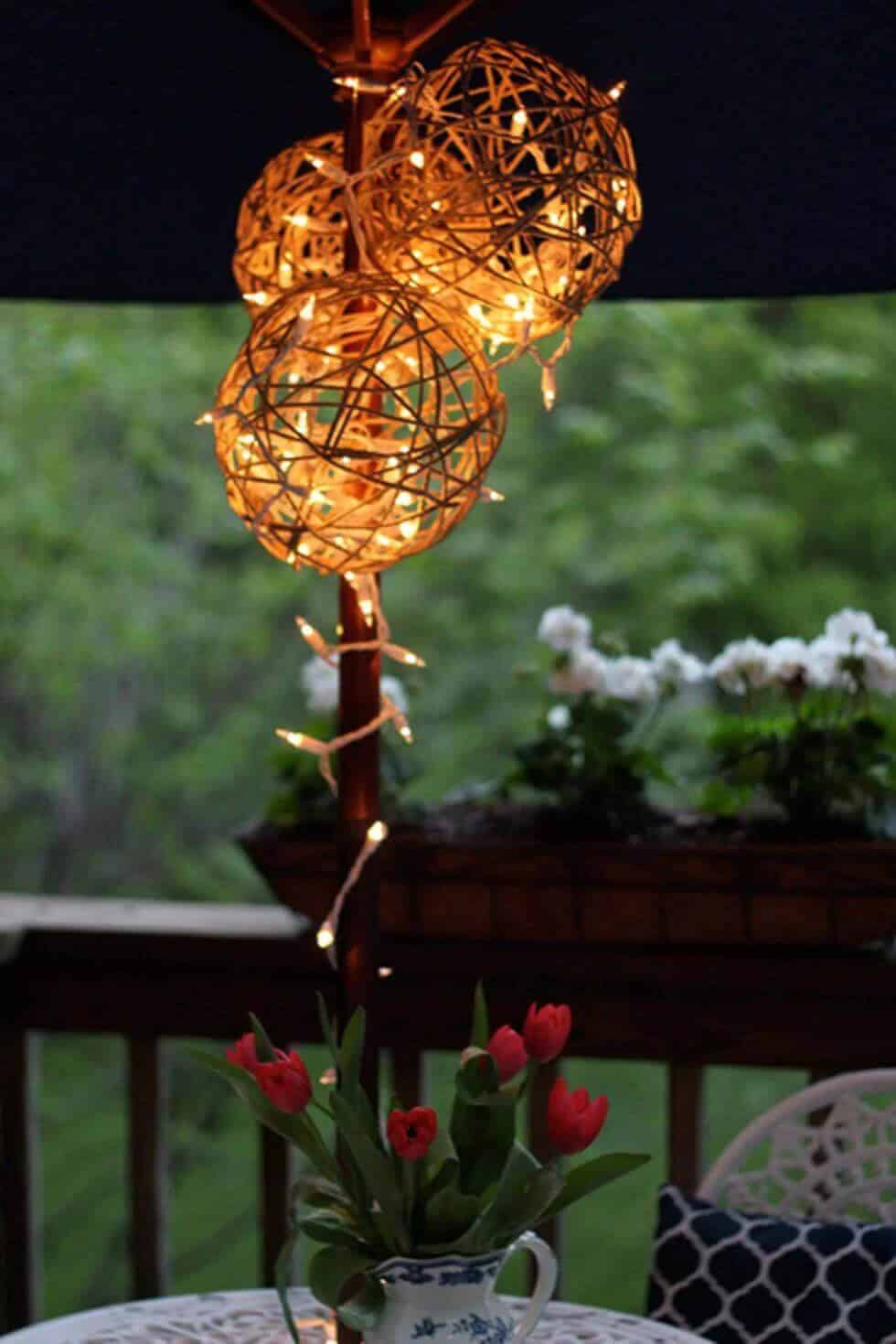 Crafty Twine Lantern Table Lighting