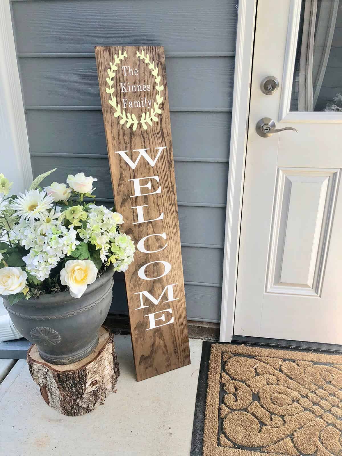 Customizable Family Name Front veranda Sign