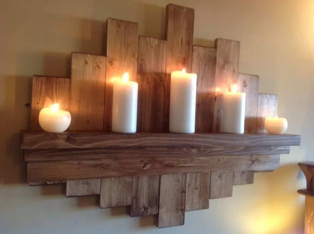 Elegant and Understated Raw Wood Shelf