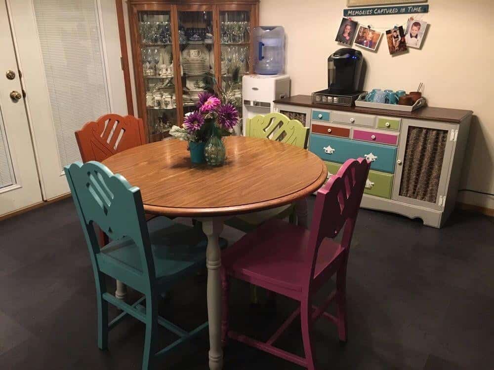 Colorful and Whimsical Kitchen Coffee Nook