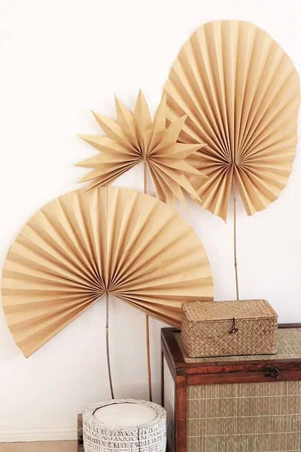 Kraft Paper Dried Palm Fronds