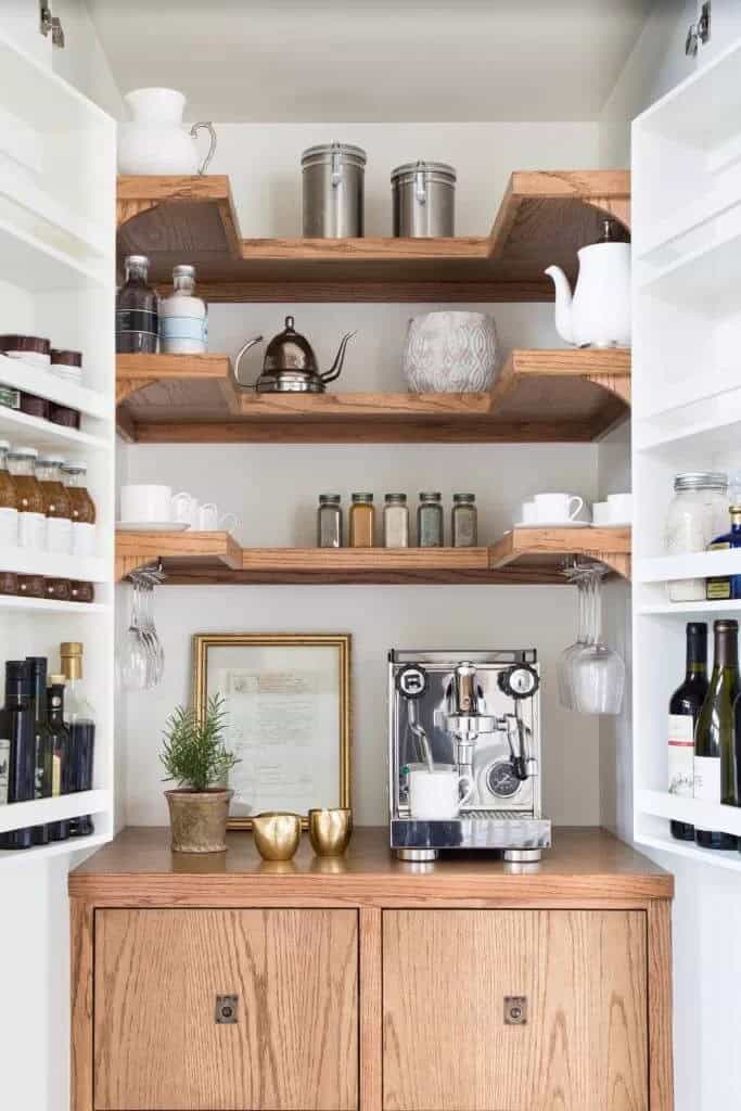 Organizer’s Dream Hidden Coffee Cabinet