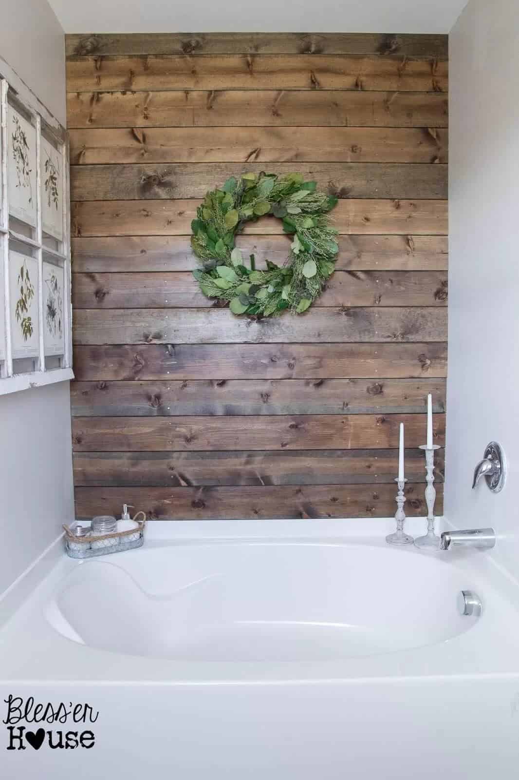 Big Sur Spa DIY Pallet Wall Paneling