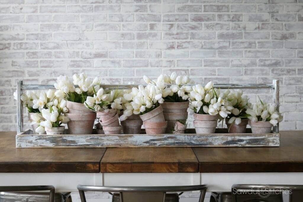 A Plant Lady’s Dreamy Rustic Centerpiece