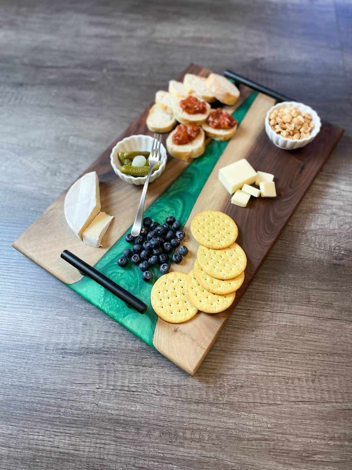 Black Walnut Wooden Charcuterie Serving Board