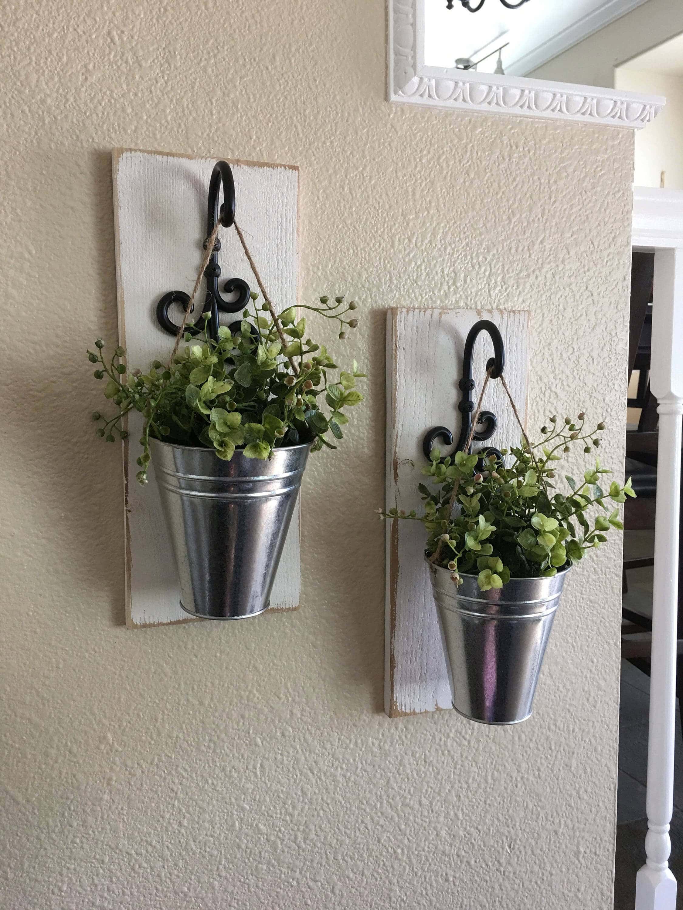 Steel, Iron, and Plank Plant Hangers