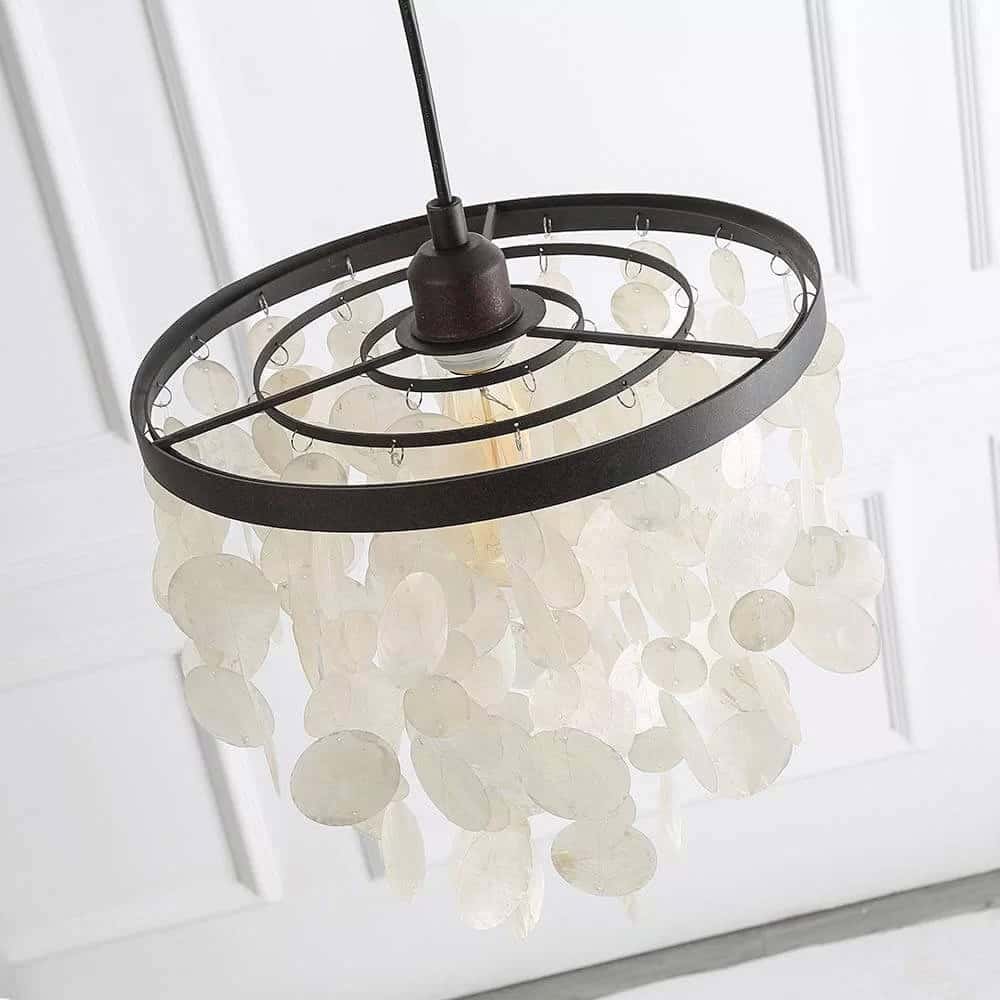 Capiz Shell Chandelier for Your Coastal Kitchen