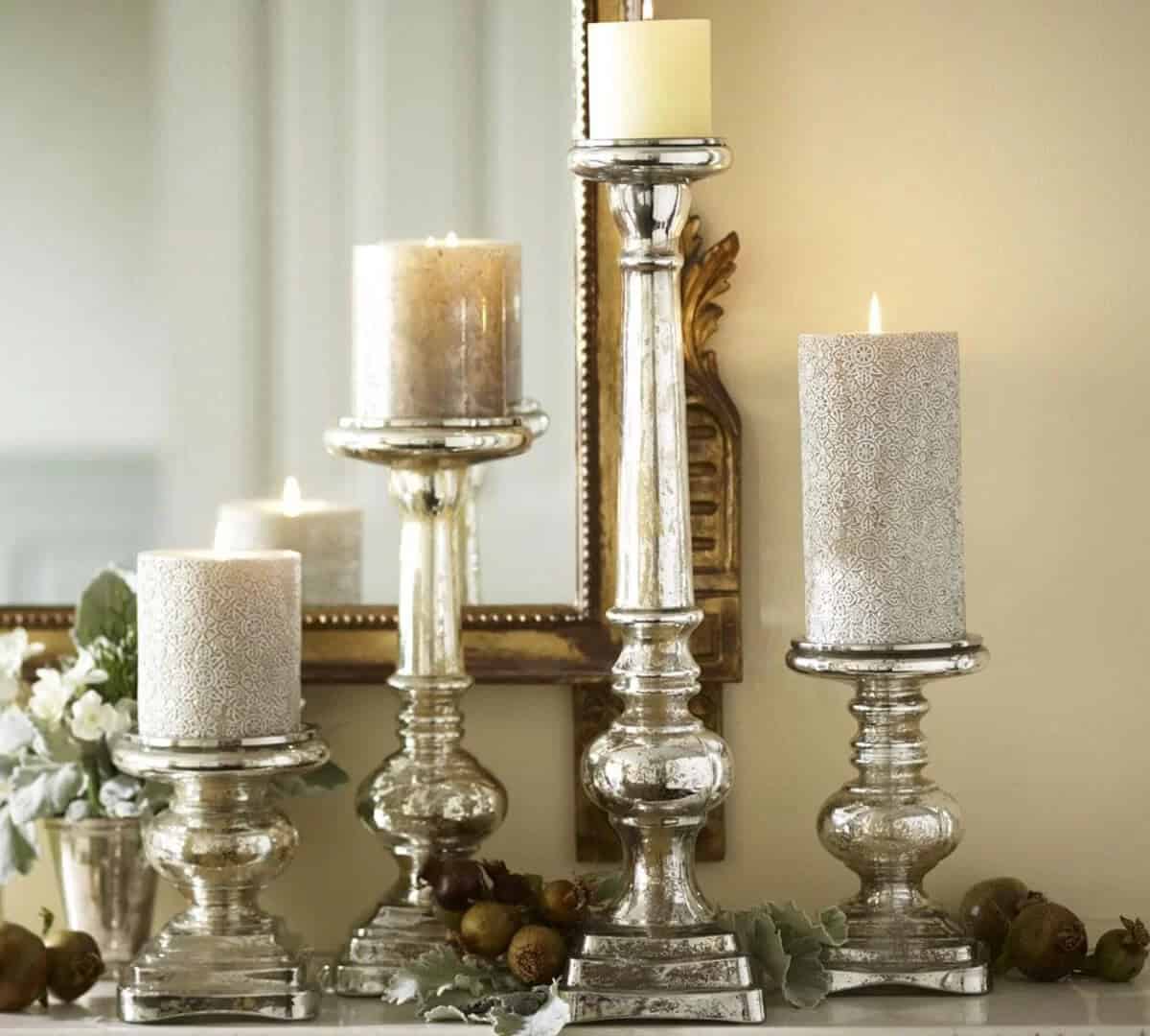 Antique Candlesticks for a Formal Look