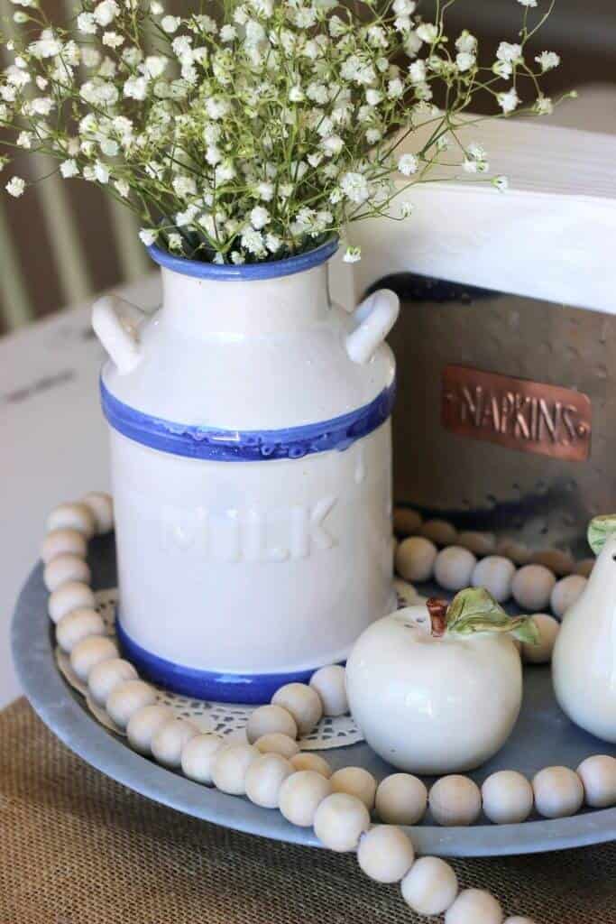 Charming Galvanized Farmhouse Spring Centerpiece