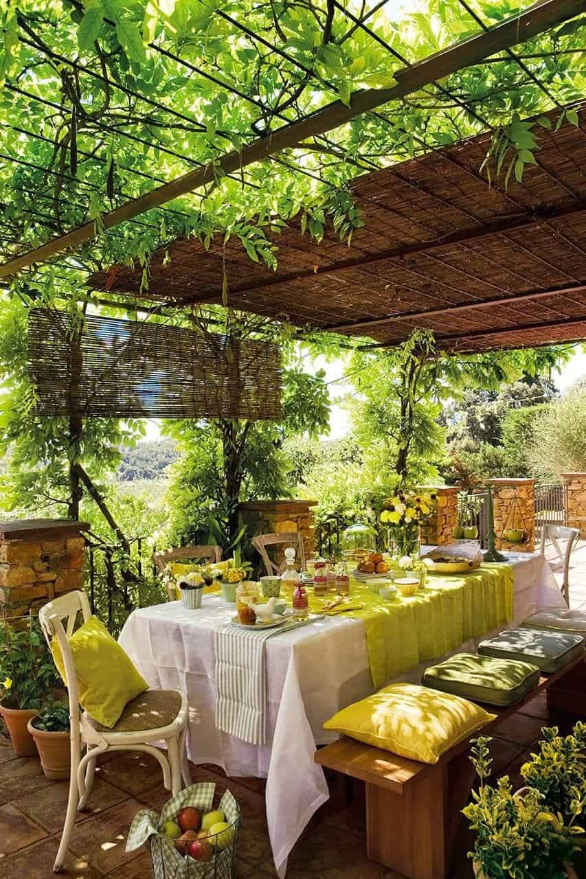 Orchard Ambiance Thatched Pergola