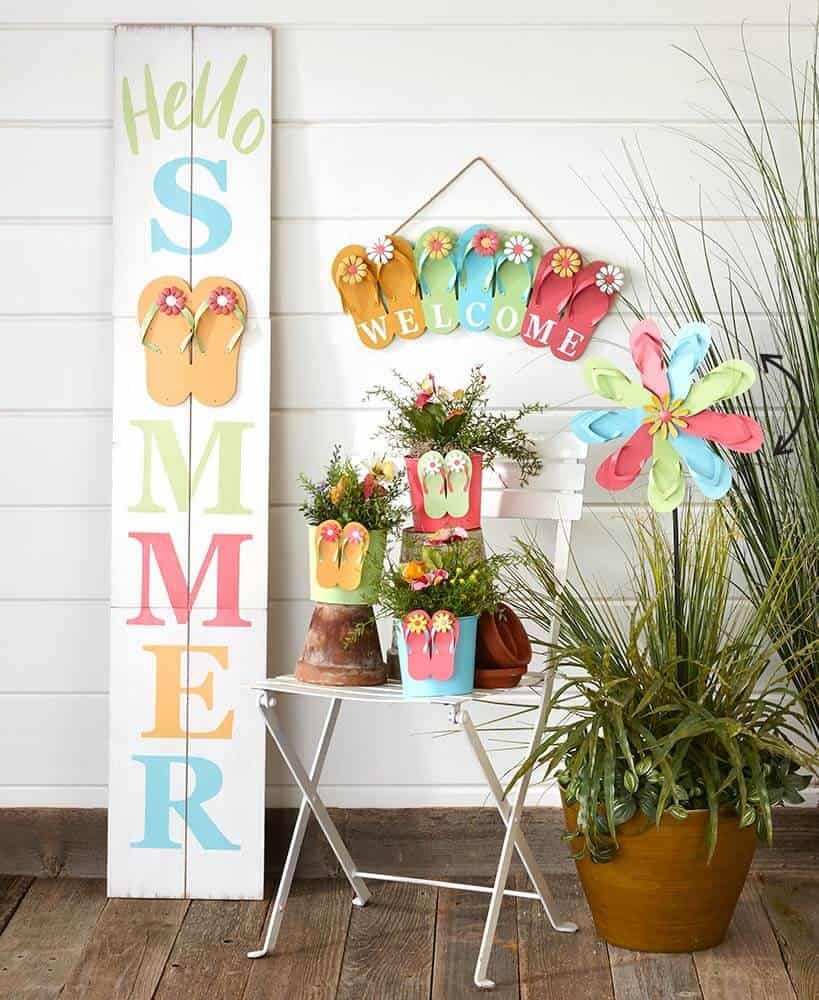 Flippin’ and Floppin’ Summer Decor Extravaganza