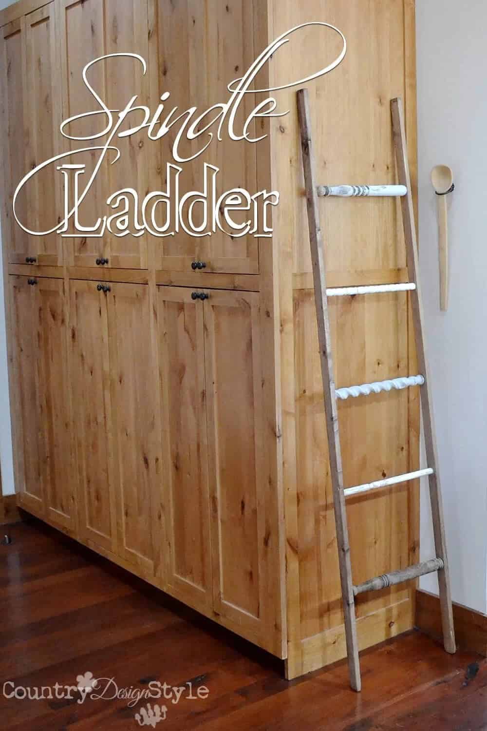 Country Perfect Decorative Spindle Ladder