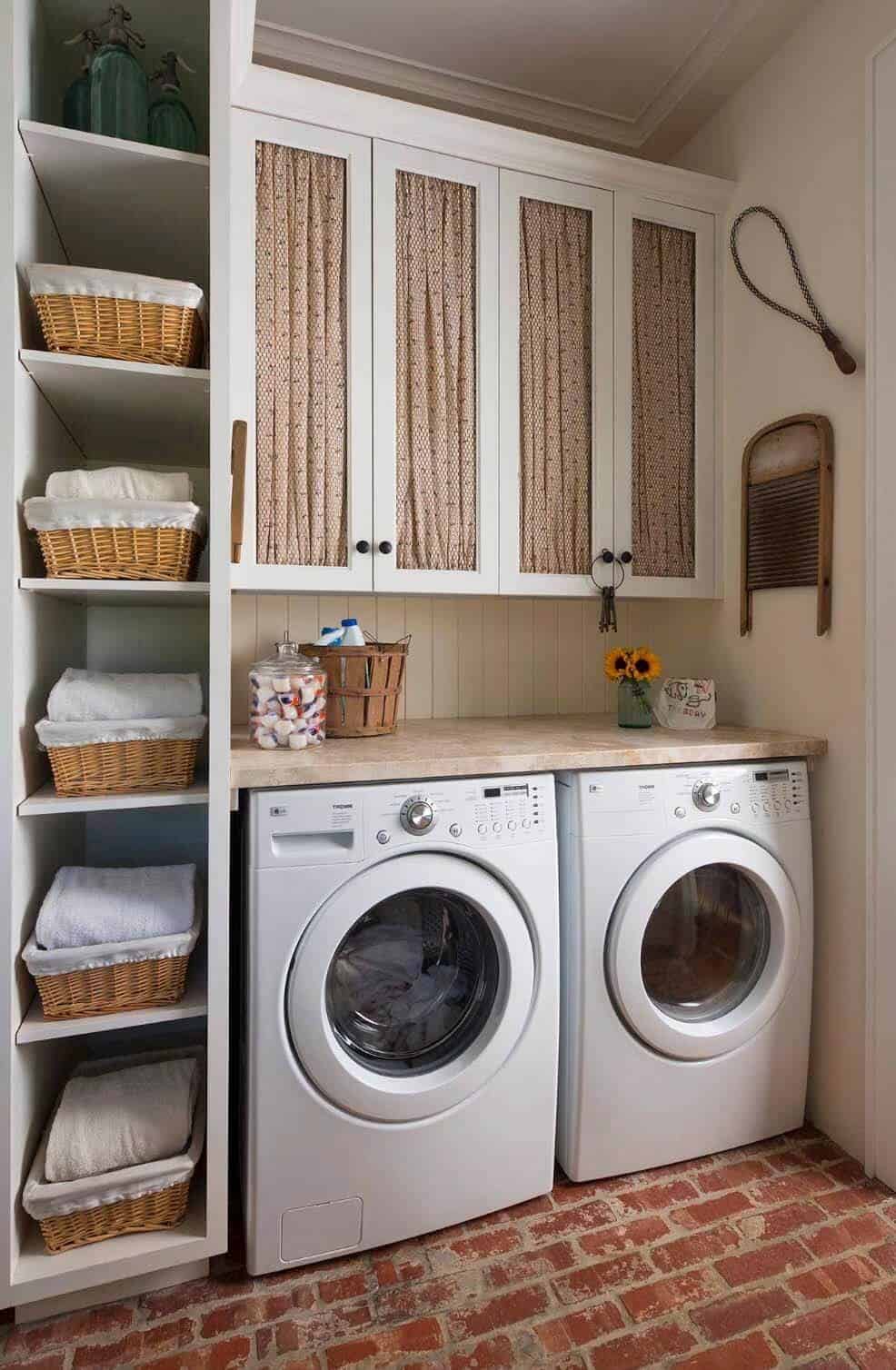 Old-fashioned Meets Modern Laundry Room Design