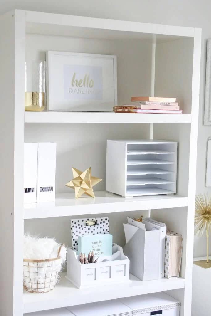 Contemporary Study Room Storage Solution