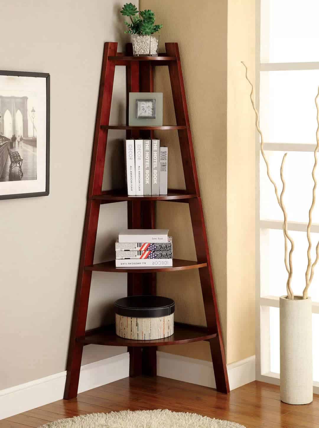 Tall and Graceful A Frame Bookshelf