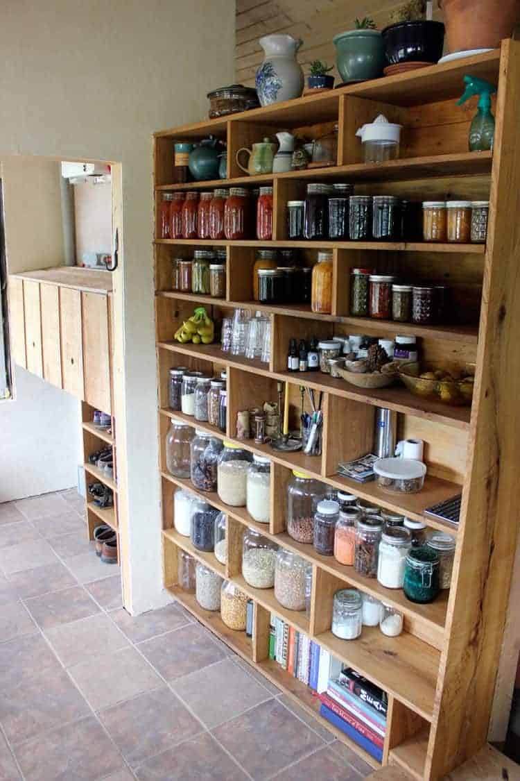 Farmhouse-style, Custom-made, Tiny Home Free-standing Pantry