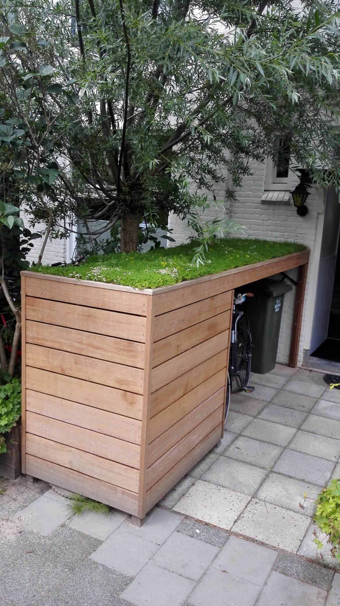 A Raised Planter with Hidden Storage