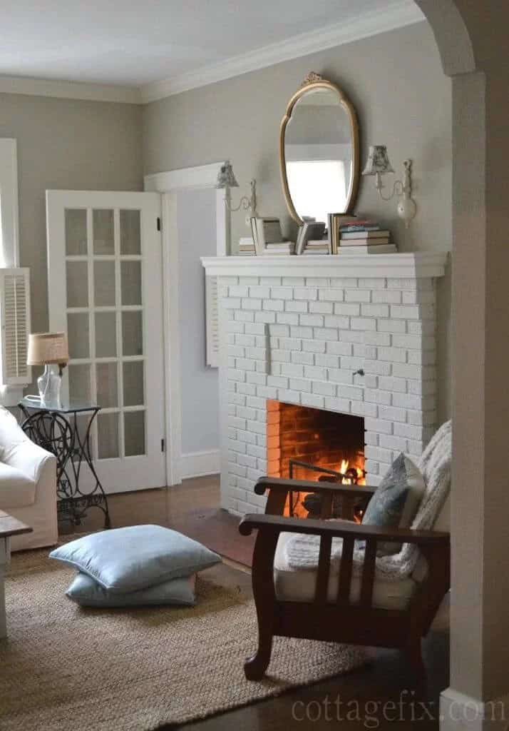 Cozy Hearth and Reading Chair