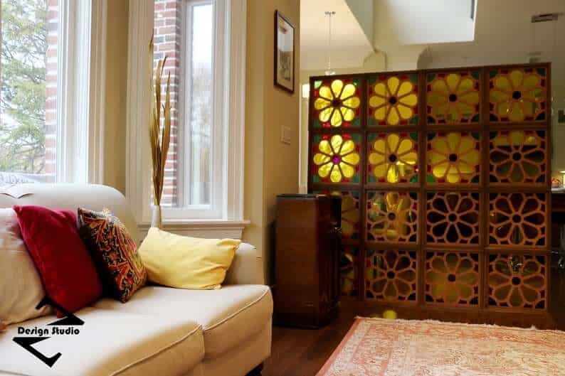 Adorable Daisy Pattern 3D Privacy Panel for Living Room