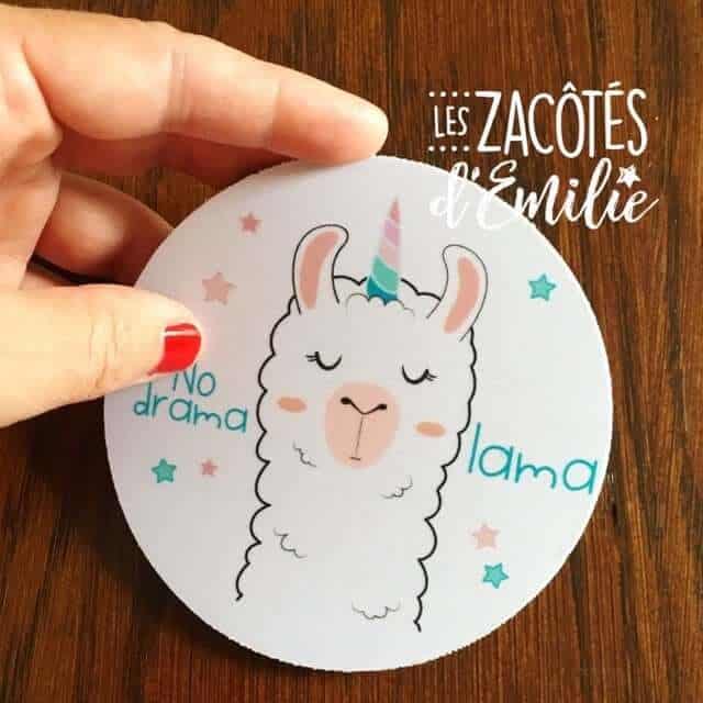 Llama’s Front and Center Coasters