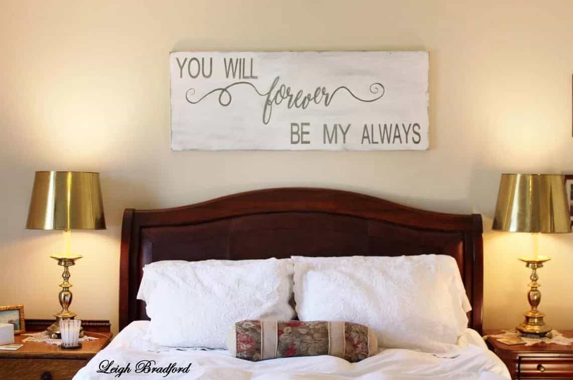 You Will Forever Be My Always Bedroom