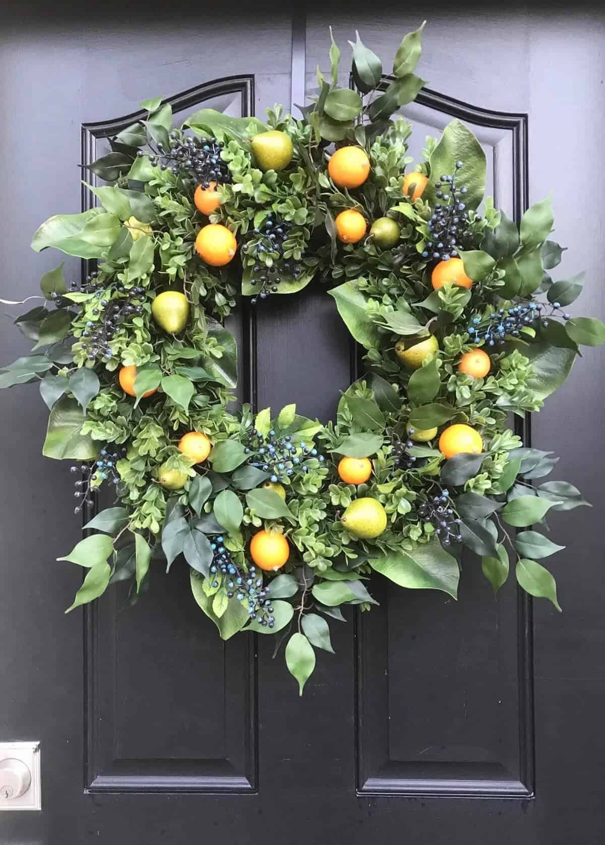 Fruit Spring Wreath Ideas from Etsy