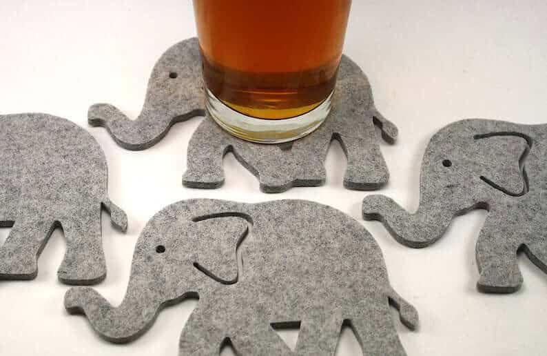 Pachyderms Lining Up on Your Tabletop