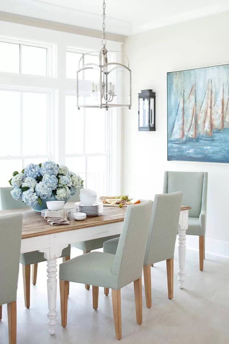 A Dining Setting with an Ocean View