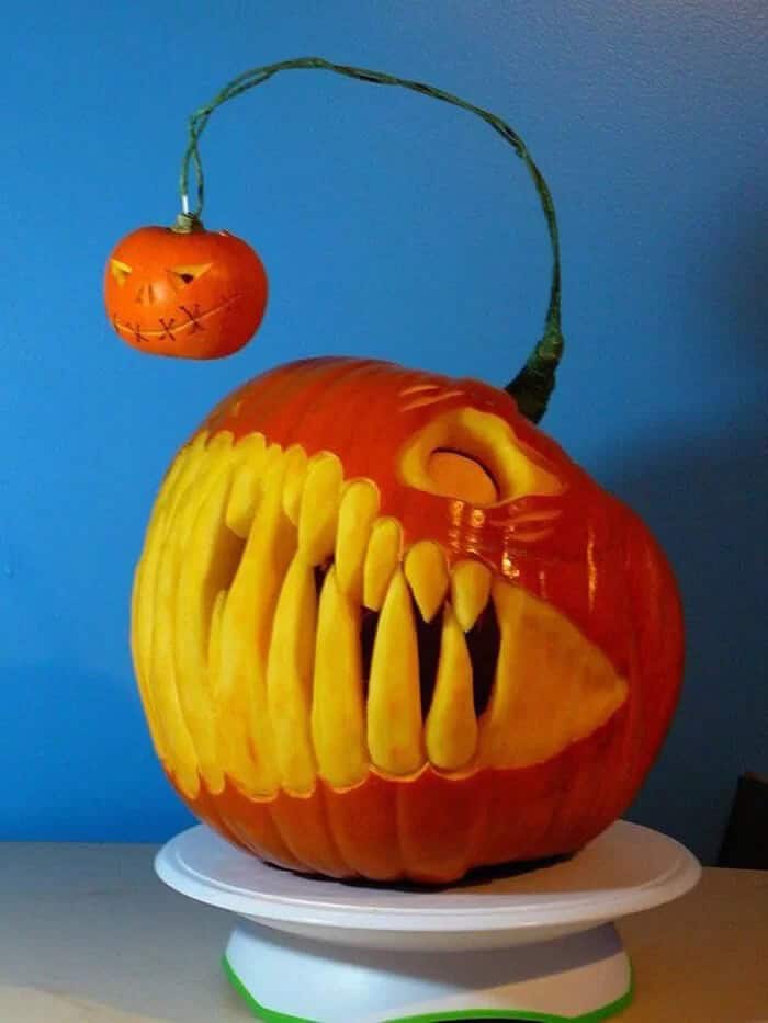 Angler Fish Pumpkin