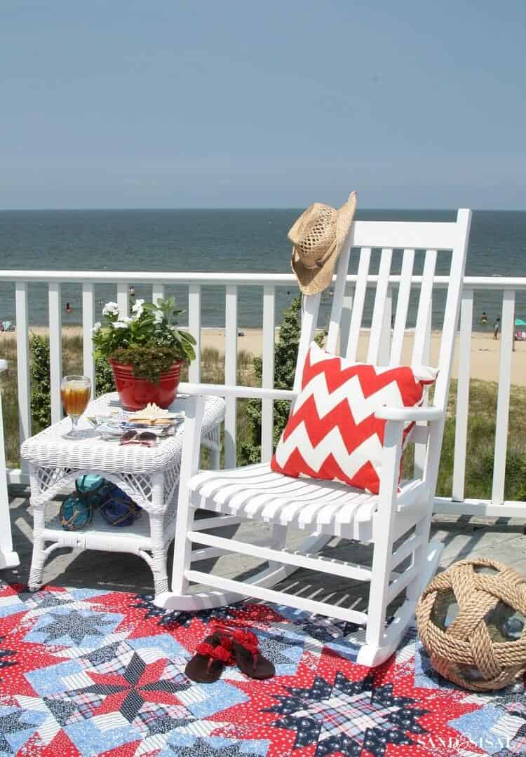 Matching White Classic Beach Furniture