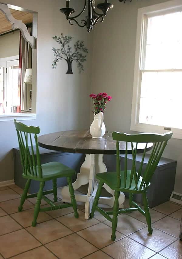 Lovely Round Country Style Kitchen Table