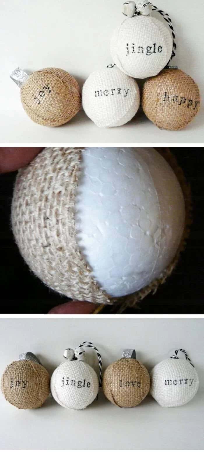 Burlap Baubles