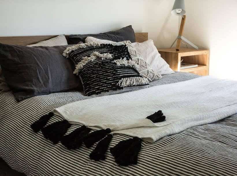 Modern Black and White Boho Home Décor