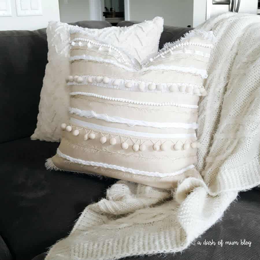 Handmade Boho Fringe Pillow Design