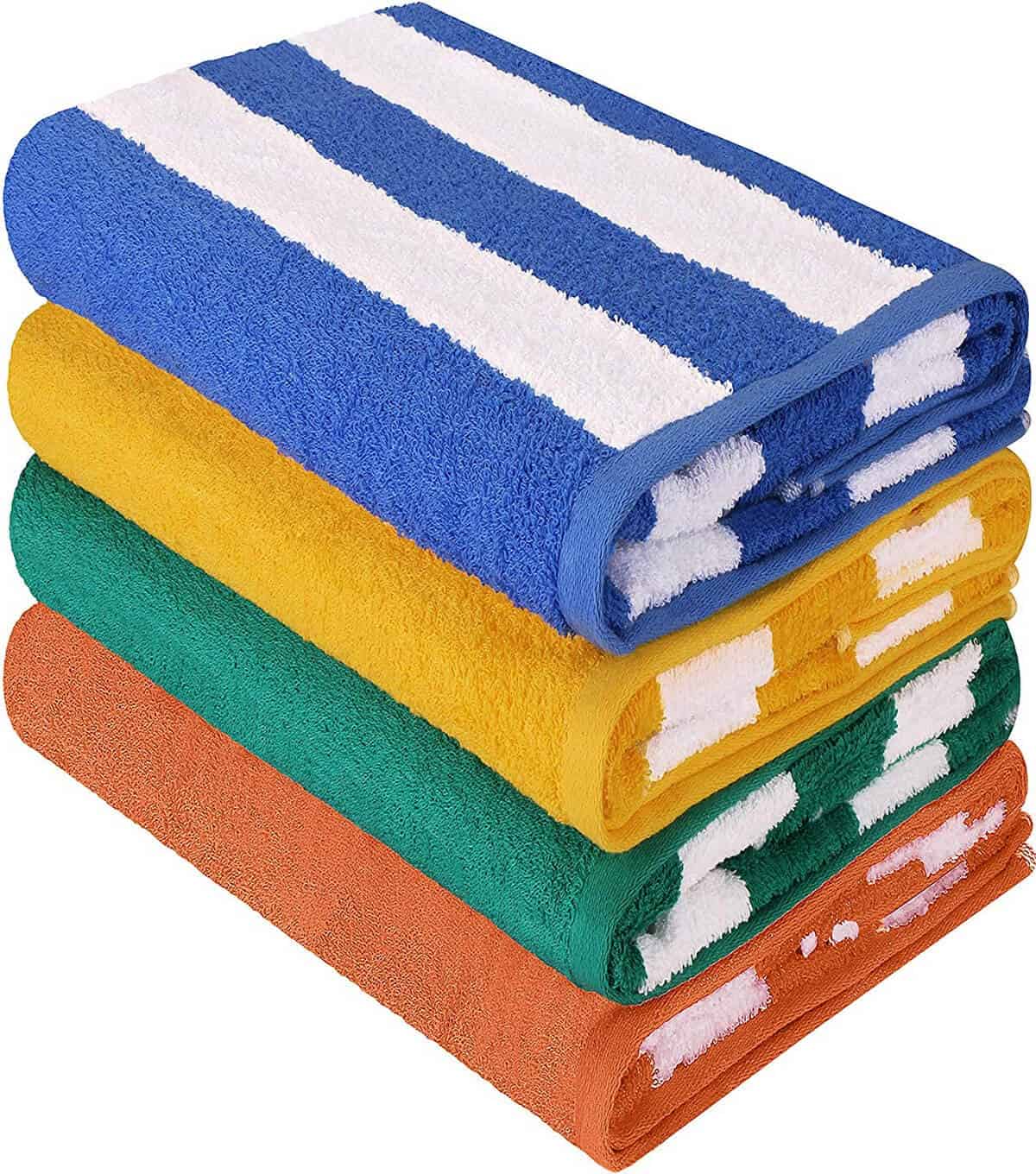 Cabana Stripe Beach Towels by Utopia Towels