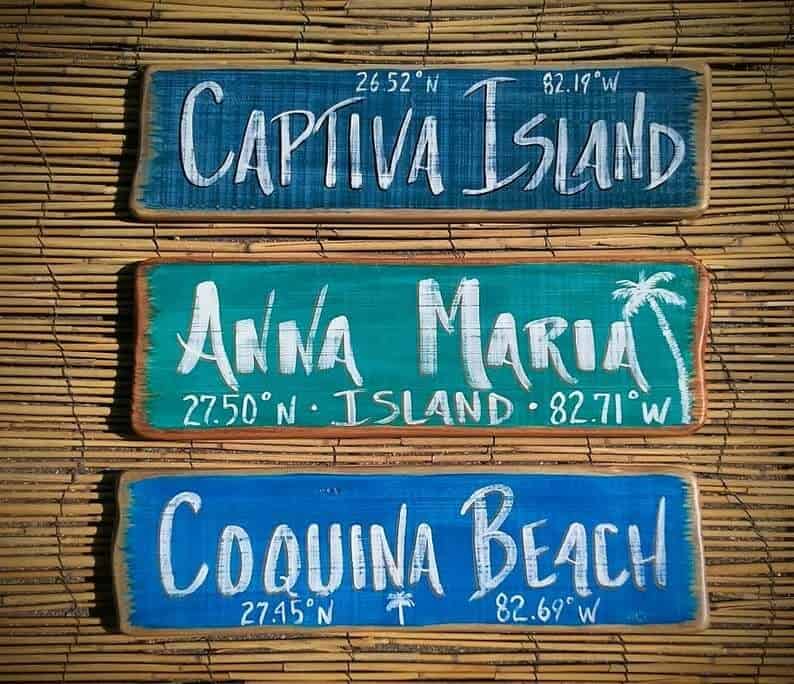 Personalized Tiki Bar Wooden Beach Signs