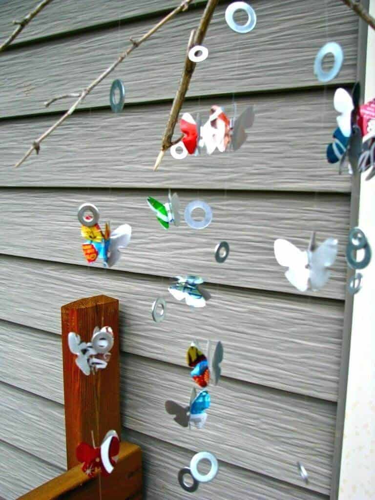 Flutterby’s and Shiny Things Hanging Mobile