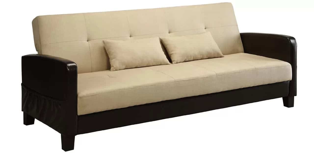 DHP Vienna Sofa Sleeper with 2 Pillows