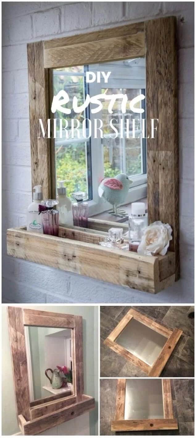 Tres Jolie DIY Pallet Mirror