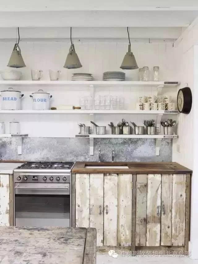 Scandinavian Sea Cottage Kitchen