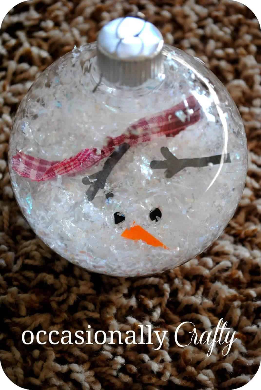 Melty Snowman Globe