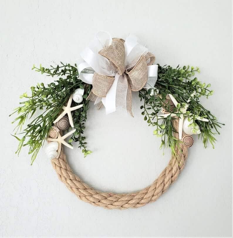 Nautical Rope Coastal Style Wreath