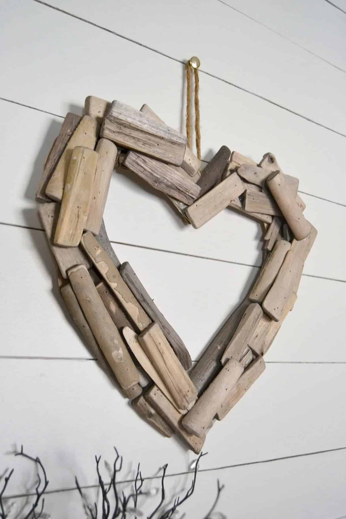 Lovely Wood Heart DIY Project