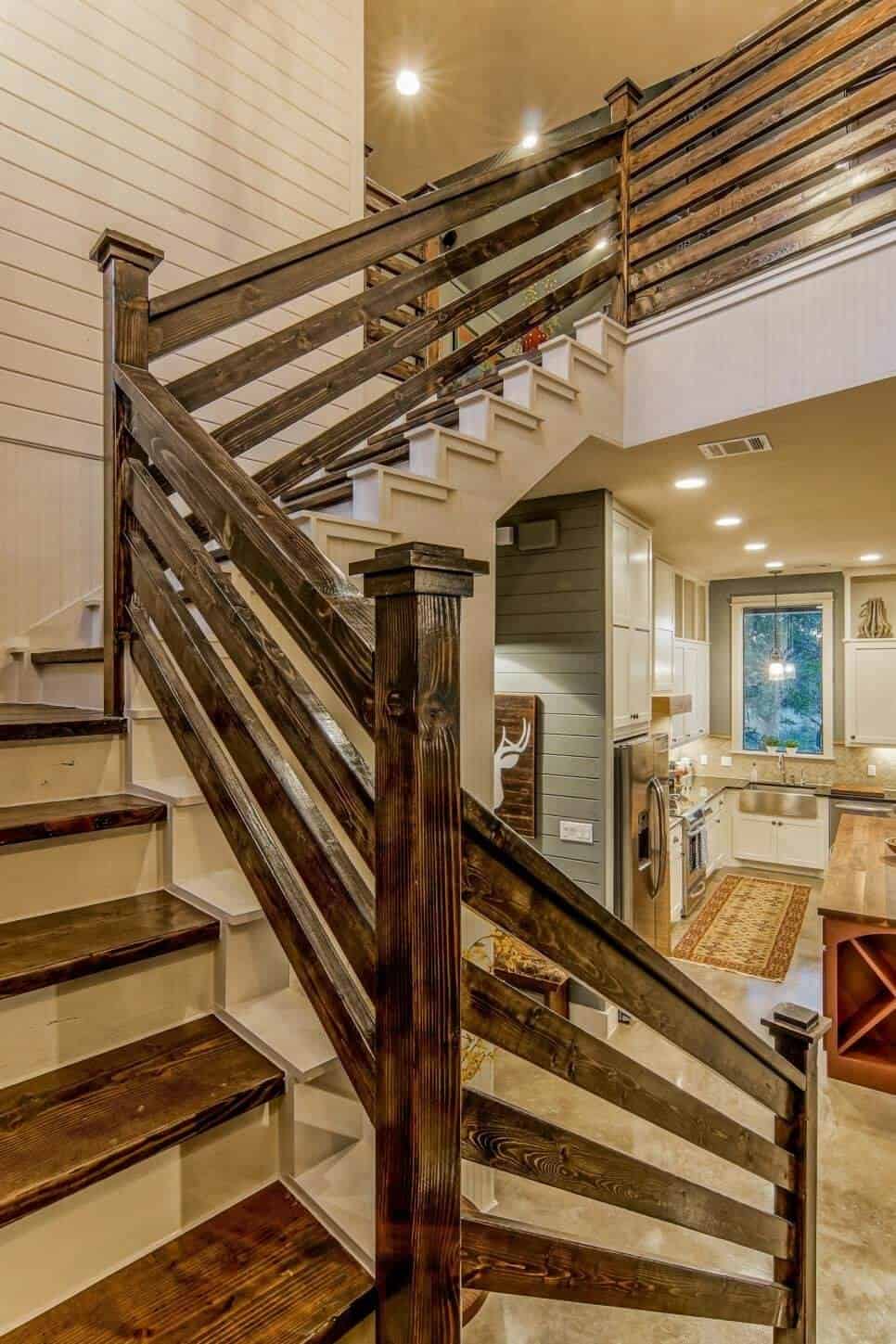 Split Rail Fence Stairway Idea