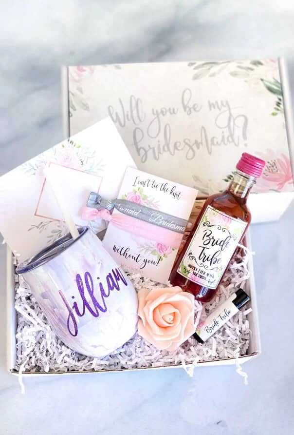 Fun “Bride Tribe” Proposal Box