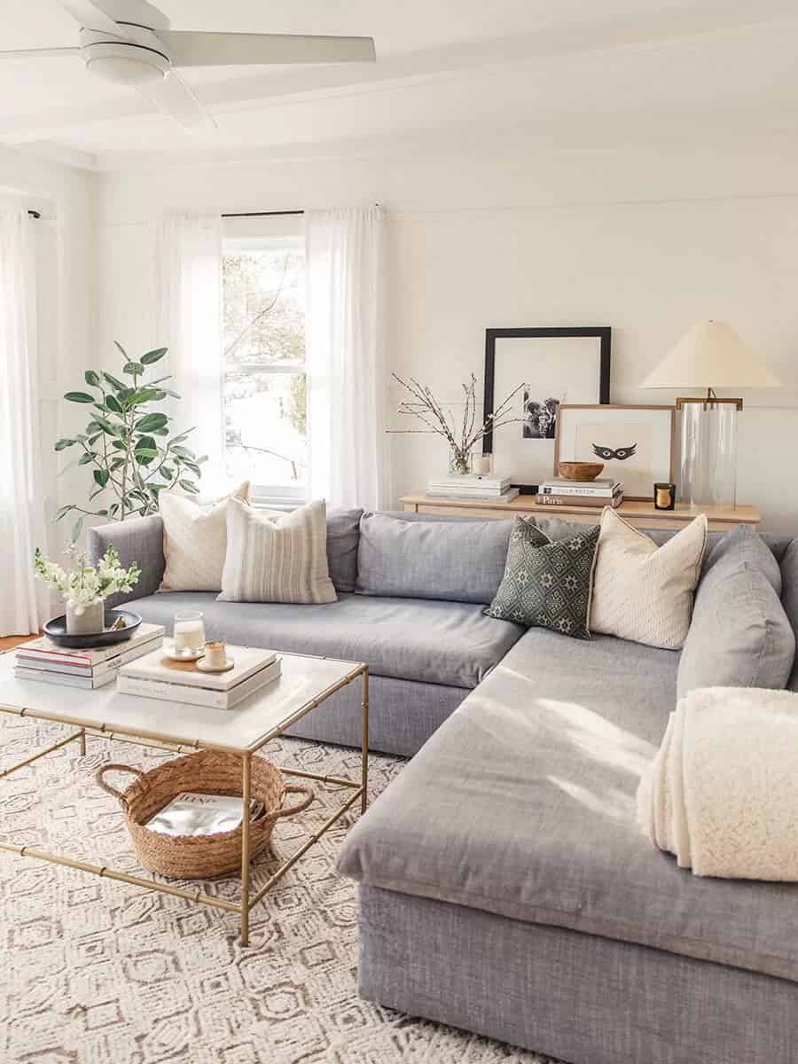 Cozy and Inviting with a Corner Couch